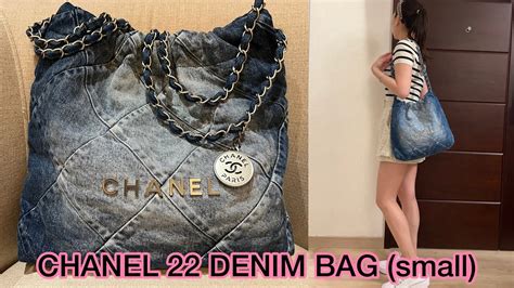 chanel 22 bag medium|chanel 22 bag denim.